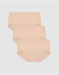 B Free Intimate Apparel - Sleek Midi Brief - 3 Pack