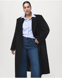 M.N.G - Double-Breasted Wool Coat