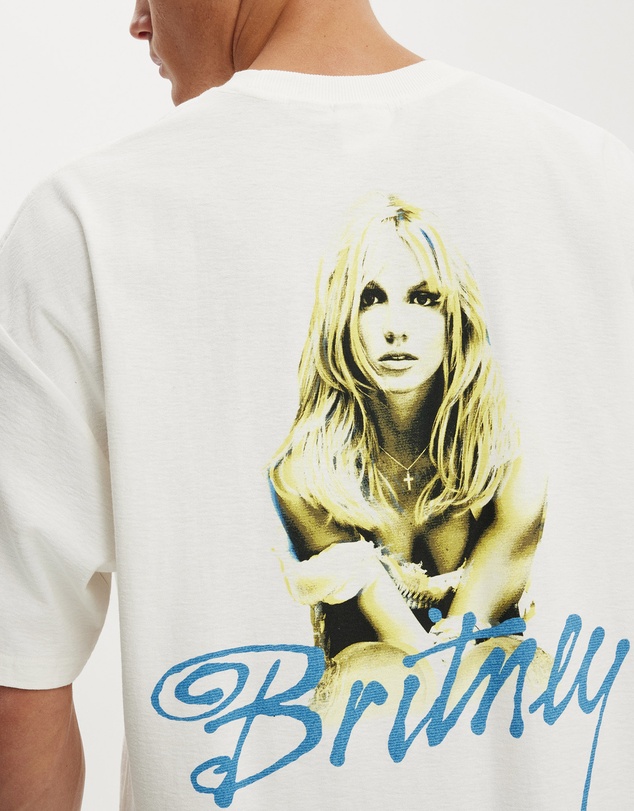 Cotton On - Cropped Fit Music T-Shirt