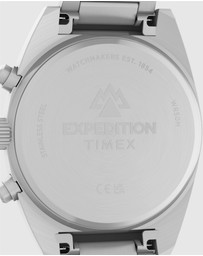 TIMEX - Expedition® Capstone Chronograph 41mm Stainless Steel Bracelet Watch