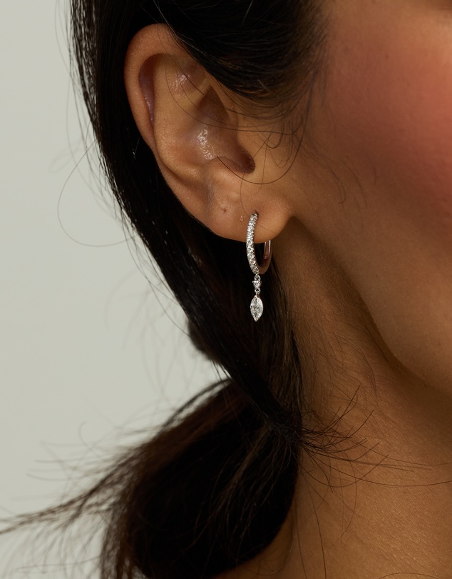 Michael Hill - Drop Earrings with 0.50 Carat TW Laboratory-Grown Diamonds in Sterling Silver