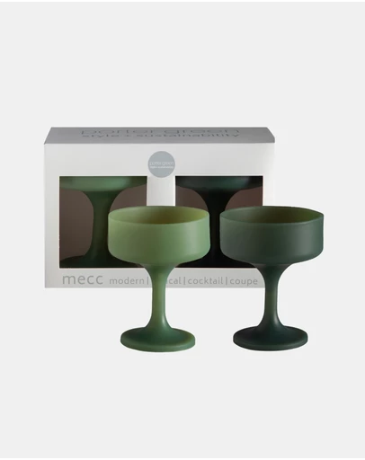 porter green - mecc | silicone unbreakable cocktail glasses
