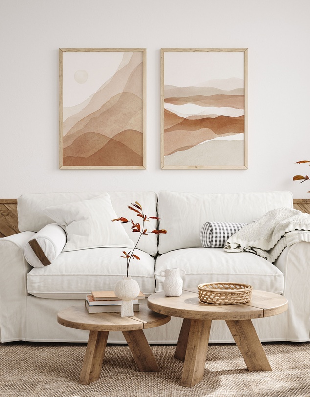 Olive et Oriel - Earthen II Art Print