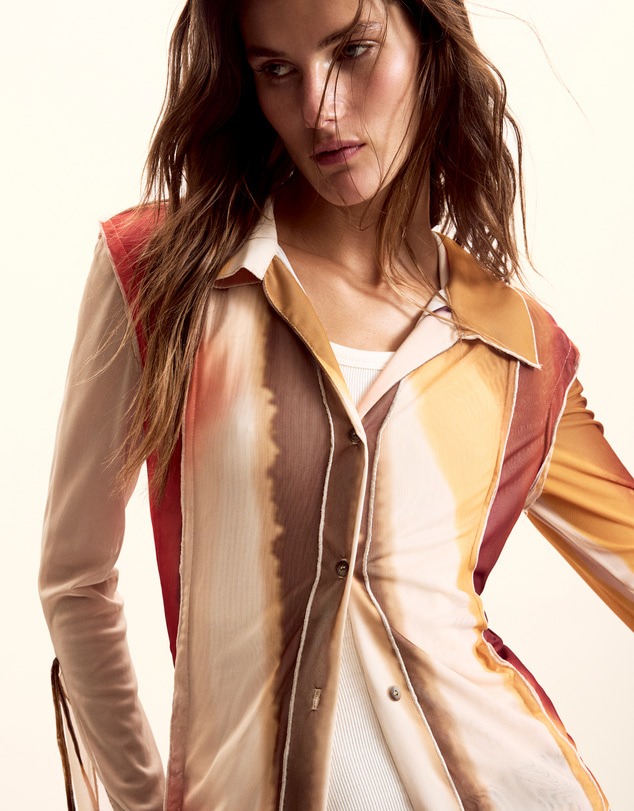 Desigual - Buttoned T-shirt M. Christian Lacroix