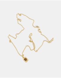 Serge DeNimes - Gold Tiger's Eye Blush Necklace