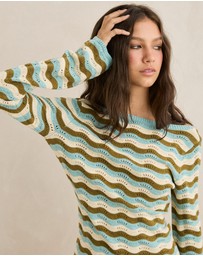 Rhythm - Whispering Tides Knit Mini Dress