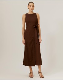 Tussah - Tie Midi Dress