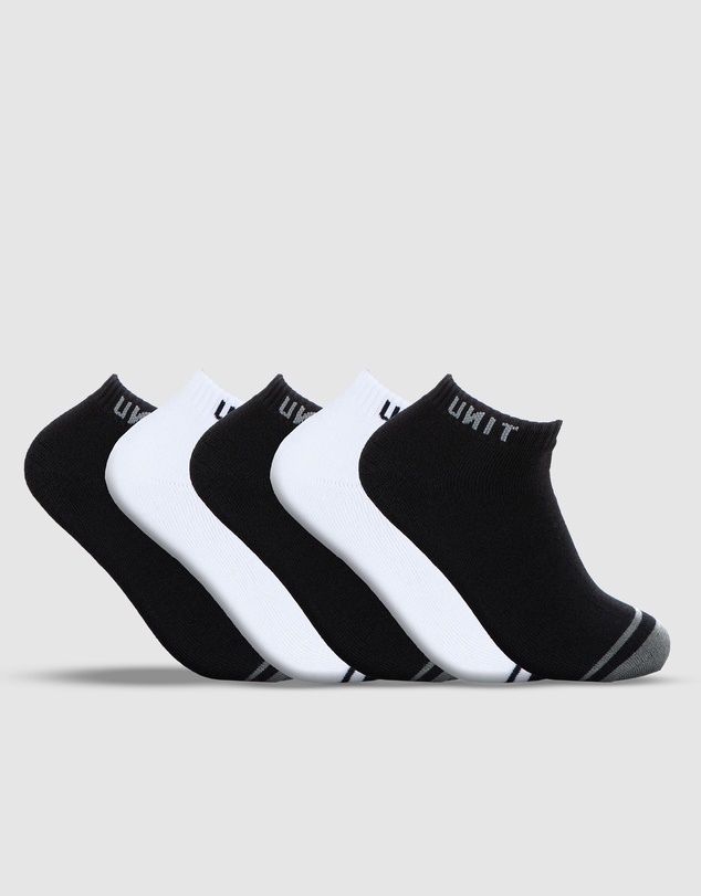 UNIT - UNIT Men's Bamboo Ankle Socks -  5 Pack
