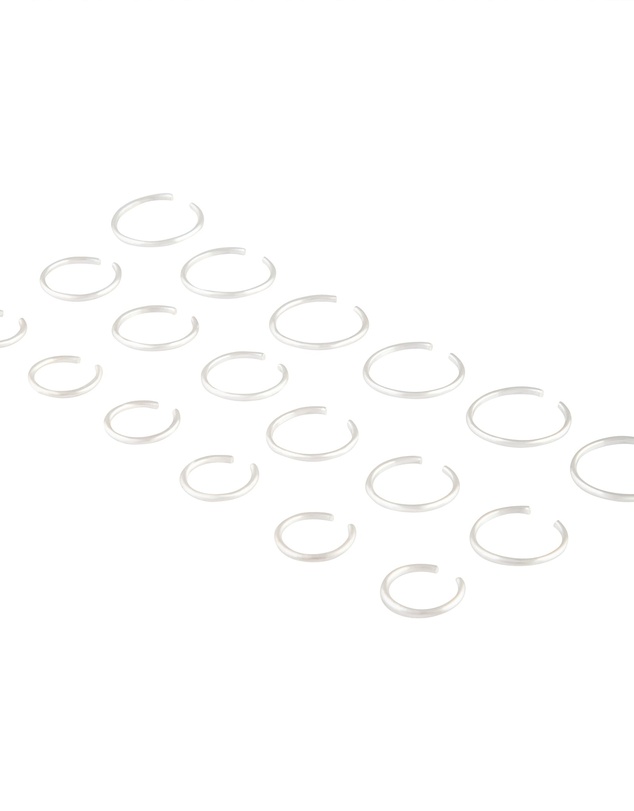 Lovisa - Silver Faux Hoop Body Jewellery