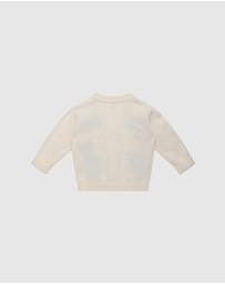 Kynd Baby - Miffy Knit Cardigan in Pristine