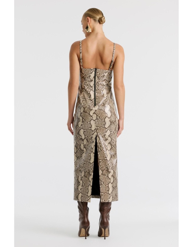 Bardot - Estine Faux Snakeskin Dress