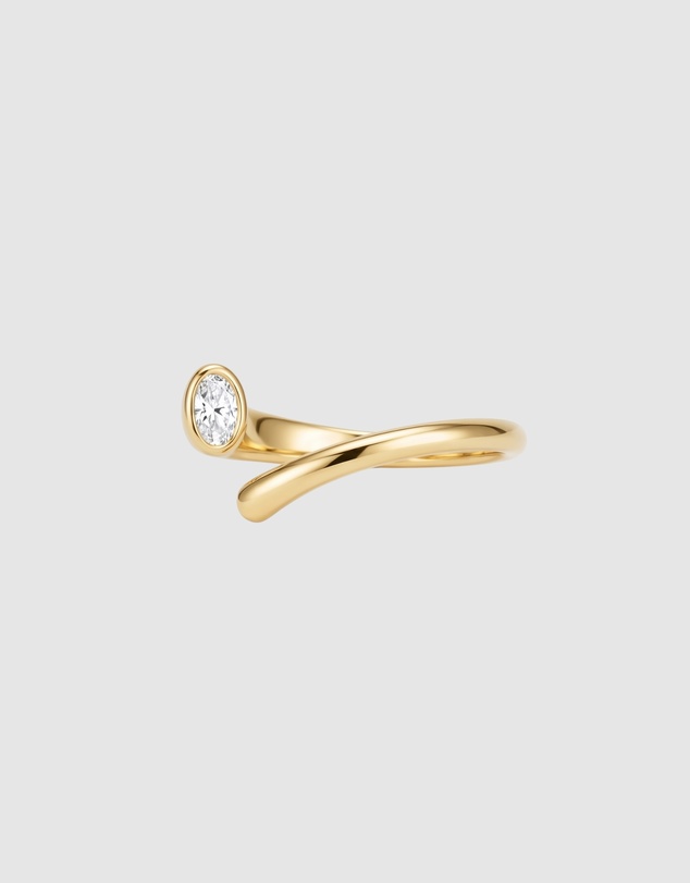 HOUSE OF SLANI - Open Gold Celine Band Ring