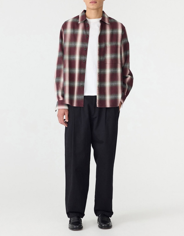 Bassike - Boxy Check Shirt