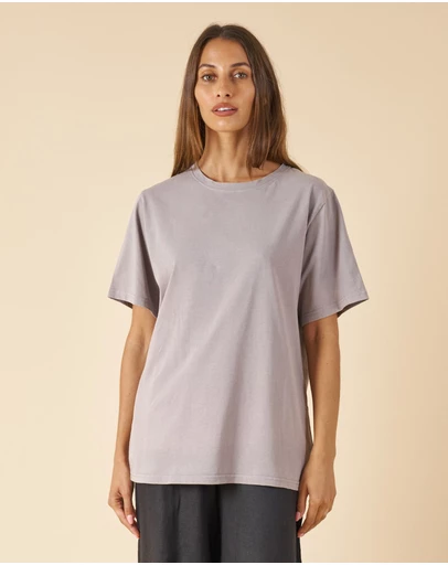 CAMIXA - Teesha Oversized Distressed Cotton T-Shirt