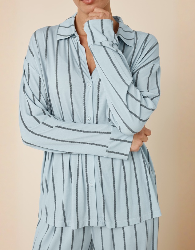 Gingerlilly - Harlow Bamboo Striped PJ Set