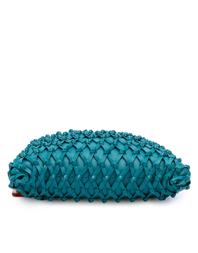 Pre-Loved by Azura Reborn - Pre-Loved Woven Lambskin Drawstring Pouch