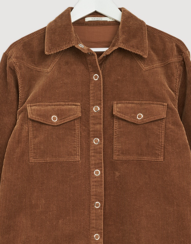 Revibe - Repaired Hansen & Gretel Jackson Cord Shirt - AU 8