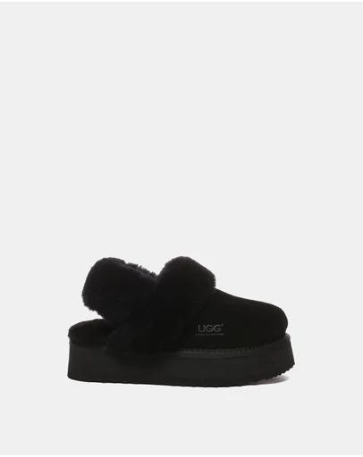 EVERAU - Australian Shepherd Ugg Musa Platform Cow Suede Upper House Shoes