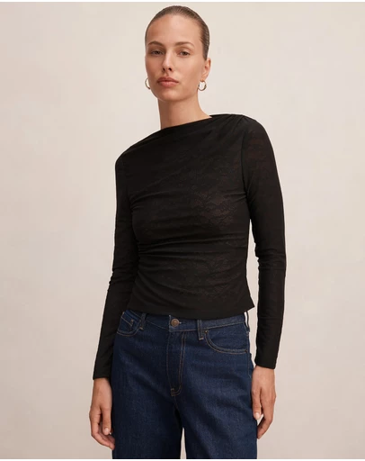 Forever New - Sloane Lace Long Sleeves Top