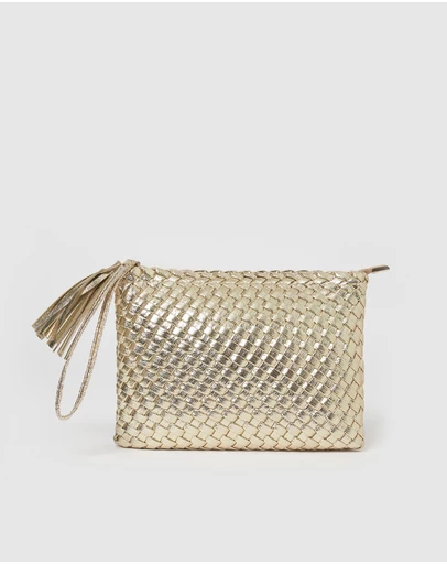 Arms Of Eve - Lavinia Clutch Bag - Gold