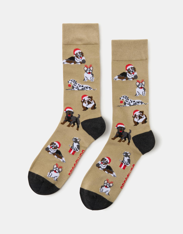 Bamboozld - Happy Howlidays Bamboo Socks Card