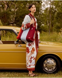 SMWR. by The Somewhere Co - Royal Match Knitted Tote Bag