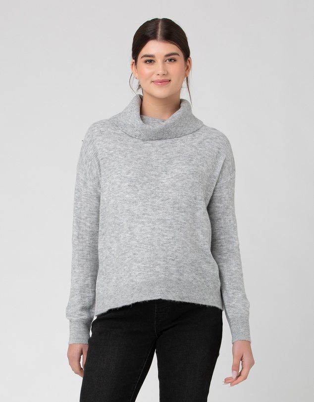 Ripe Maternity - Riley Roll Neck Knit
