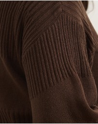 Atmos&Here Curvy - Irena Rib Knit Jumper