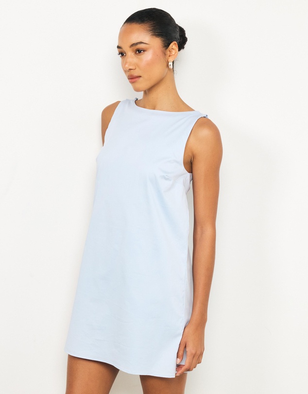 AERE - Vaila Cotton Mini Shift Dress