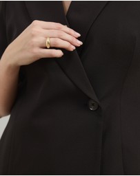 Atmos&Here Curvy - Marlow Short Sleeve Blazer