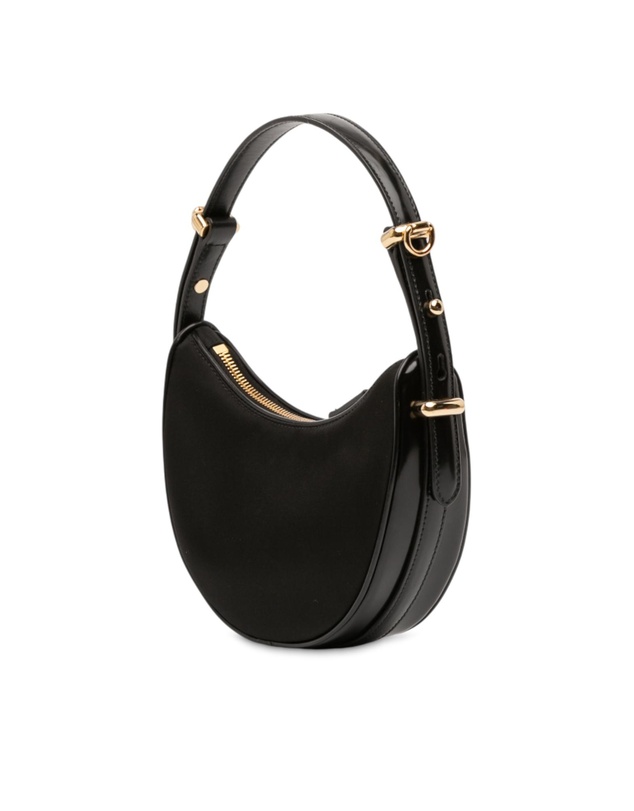 Pre-Loved by Azura Reborn - Pre-Loved Small Re Nylon and Leather Arque Satchel