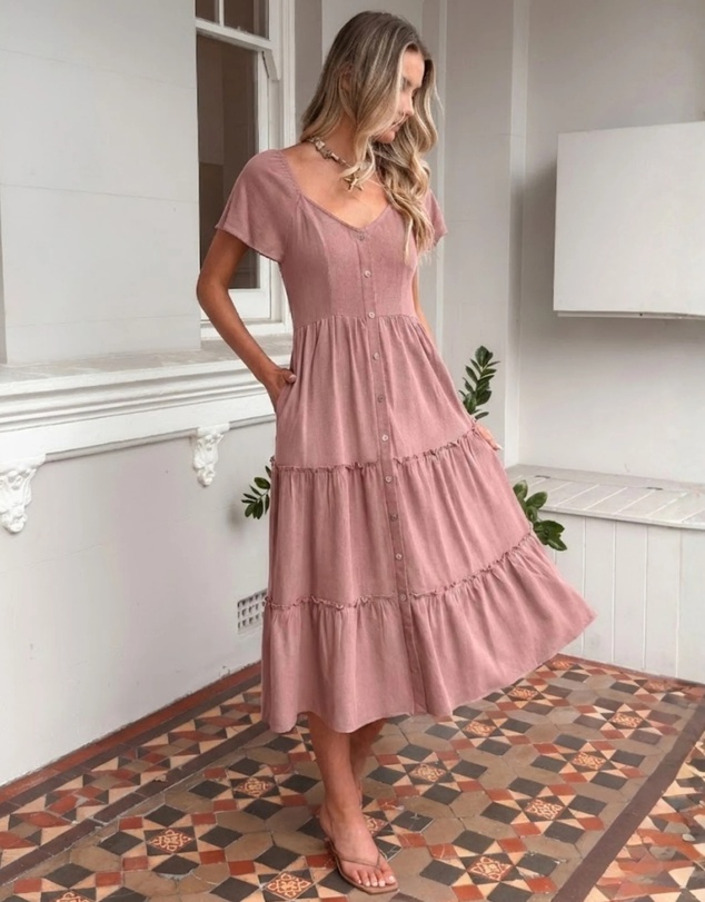 Esther & Co - Celie Dress - Pink