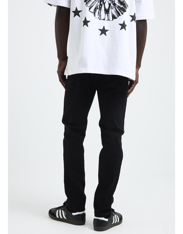 Black Noise White Rain - Prism Taper Denim Jeans