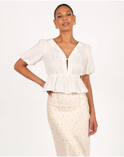 Petal & Pup - Pippi Top - Cloud White