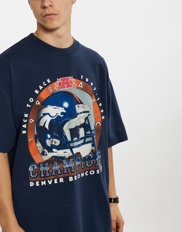 Vintage by The Real Deal - Pre Loved - 1999 NFL Denver Broncos Champions Tee