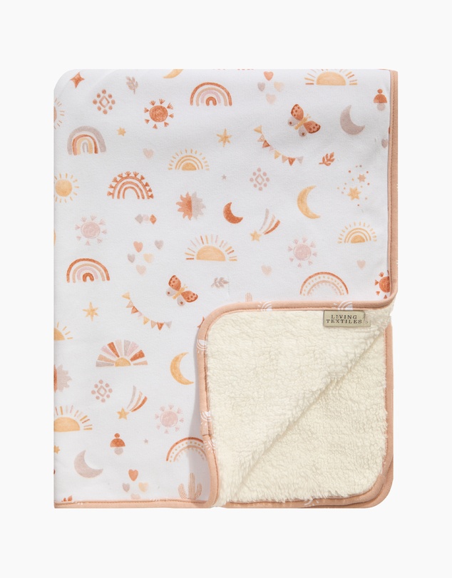 Living Textiles - Sherpa Blanket - Bohemian Bliss