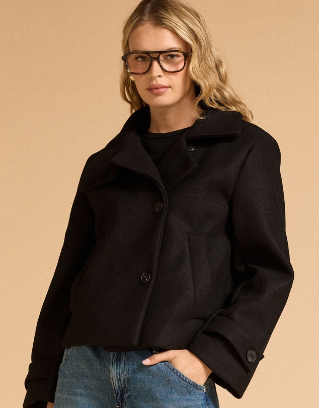 MVN - Short Funnel Neck Jacket