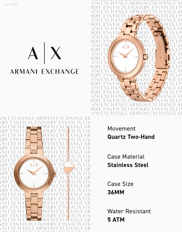 Armani Exchange - Two Tone Analogue Watch