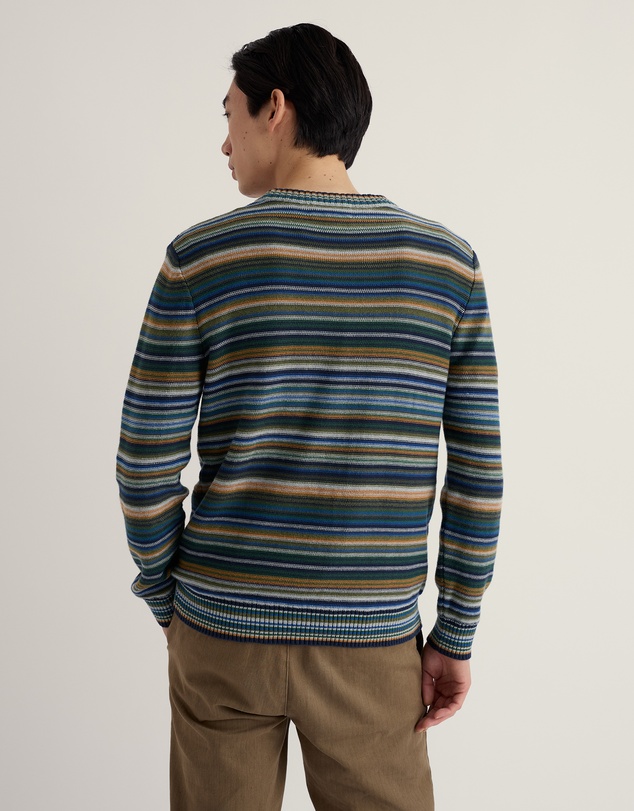 Seasalt - Seasalt Cornwall Multi Trenale Organic Cotton Striped Jumper