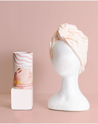 Sky Gazer - Quick Dry Hair Wrap- Blush