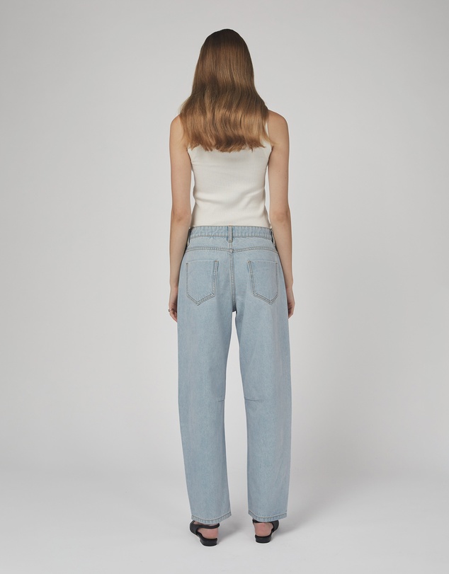 DRICOPER DENIM - Chloe Mid Rise Barrel Jeans