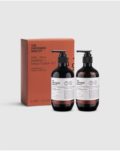 The Groomed Man Co - Cool Cola Hair & Beard Shampoo Conditioner Kit