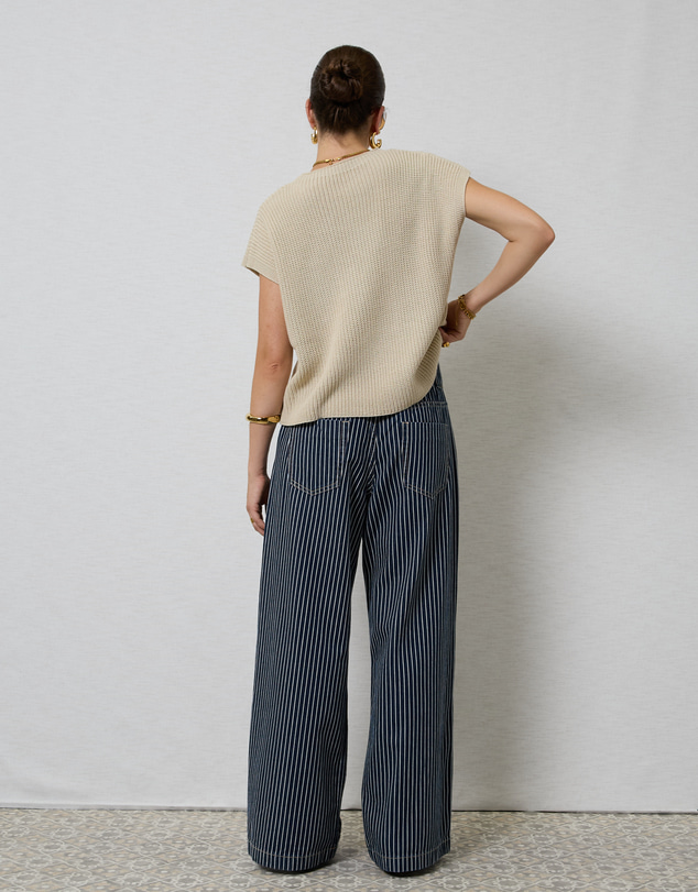 DRICOPER DENIM - Alora Stripe Denim Loose Pants