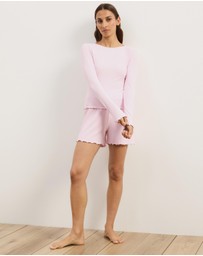 Atmos&Here - Karli Long Sleeve and Shorts Pyjama Set