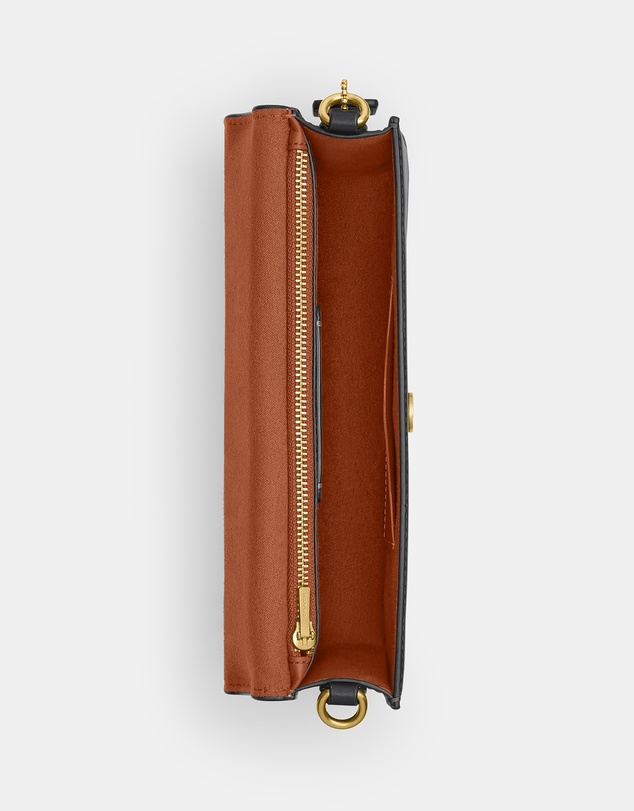 Coach - Refined Calf Leather Elora Top Handle Crossbody Bag