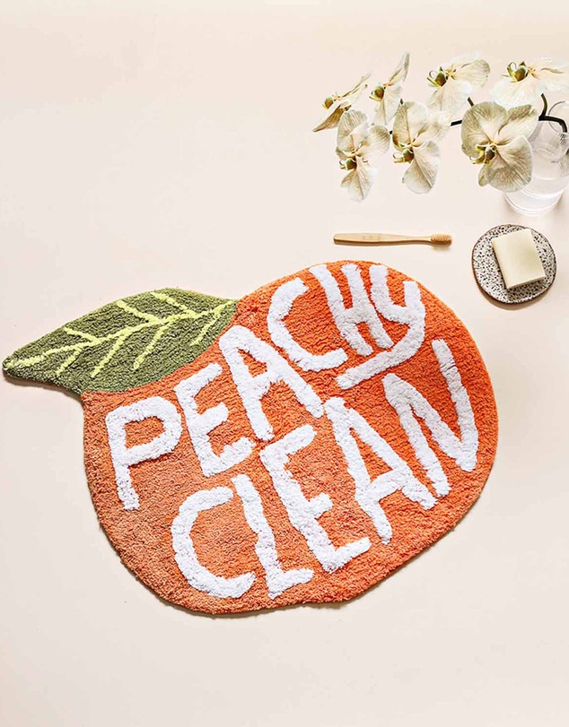 Miss April - Peach Bath Mat