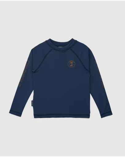 Crywolf - LONG SLEEVE RASH VEST Navy