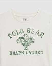 Polo Ralph Lauren - Polo Bear Cotton Jersey Tee - ICONIC EXCLUSIVE - Babies-Kids