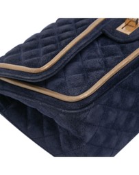 Pre-Loved by Azura Reborn - Pre-Loved Reissue 2.55 Quilted Suede Double Flap 225