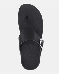 Mia Vita - Faith Toe Post Sandal - Black